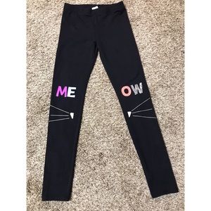 Girls' everyday leggings in cat fancy